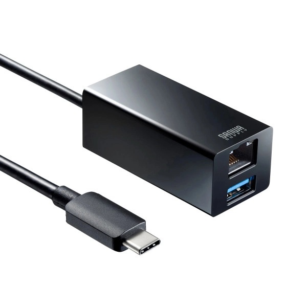 USB Type-C ギガビットLANアダプタ（USBハブ付） USB-3TCH33BK