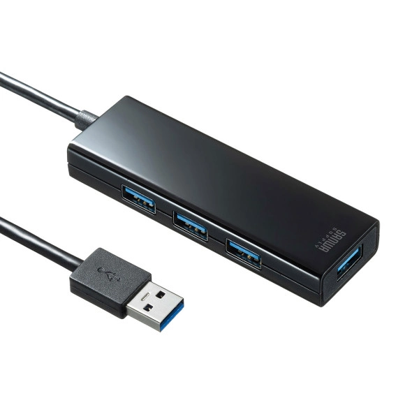 急速充電ポート付きUSB3.1 Gen1 ハブ USB-3H420BK