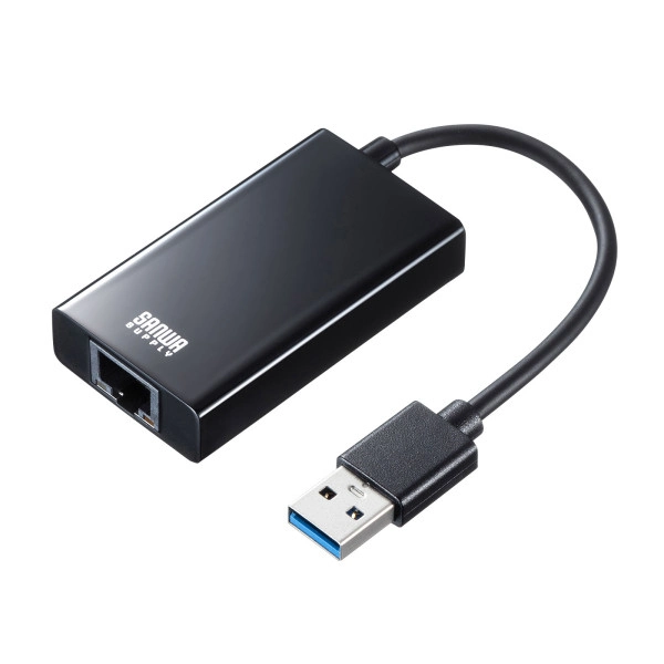 有線LANアダプタ（USB A Gen1-LAN変換・USBハブ付き・Gigabit対応・ブラック） USB-CVLAN3BKN