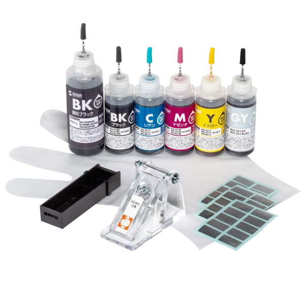 詰め替えインク キヤノン BCI-330/331シリーズ対応 INK-C331S6S