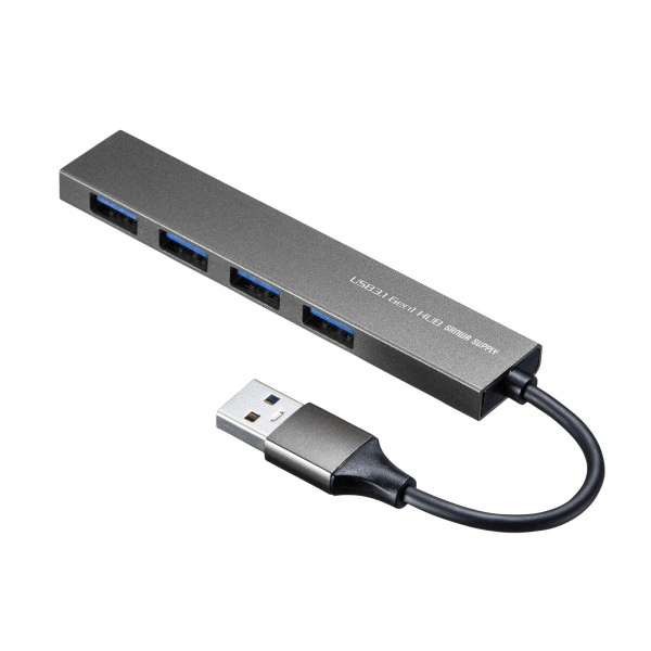 USB3.2 Gen1 4ポート スリムハブ USB-3H423SN