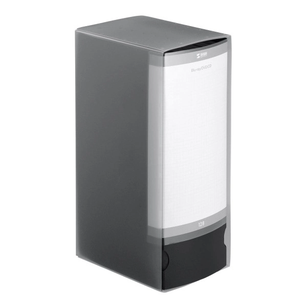 ブルーレイディスク対応ファイルケース（128枚収納・ブラック） FCD-FLBD128BK