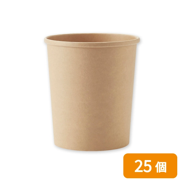 【HEIKO】食品容器 未晒フードカップ 深型 1000ml 口径116mm 25個
