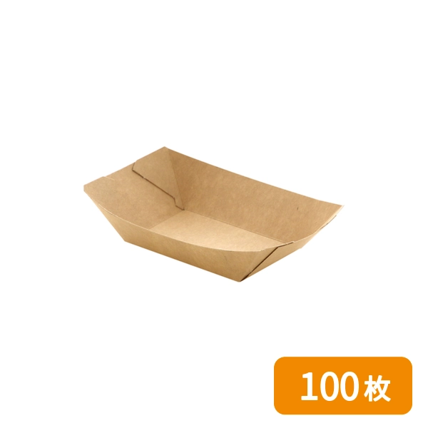 【HEIKO】紙トレー クラフトフードトレー 深型 SS 100枚