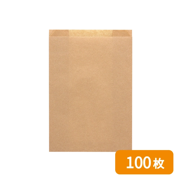 【HEIKO】NF(ノンフッ素)耐油ガゼットパック 特大 未晒無地 100枚