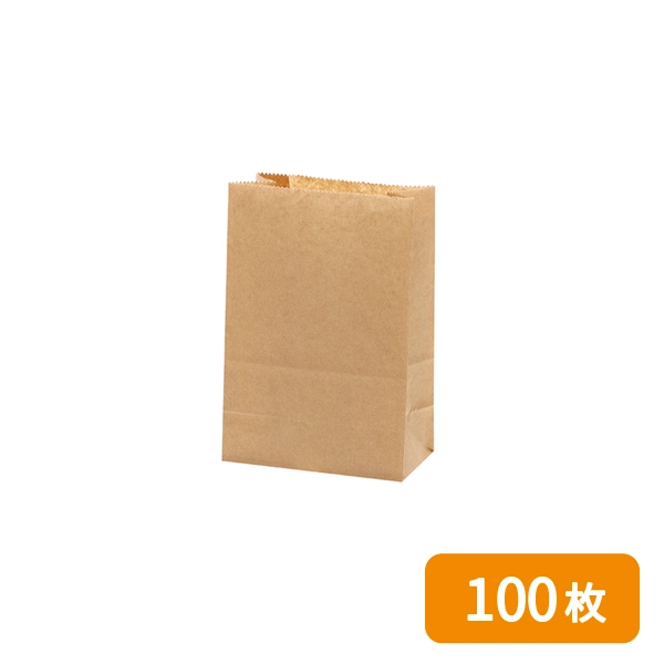 【HEIKO】NF(ノンフッ素)耐油角底袋 11-6 未晒無地 100枚