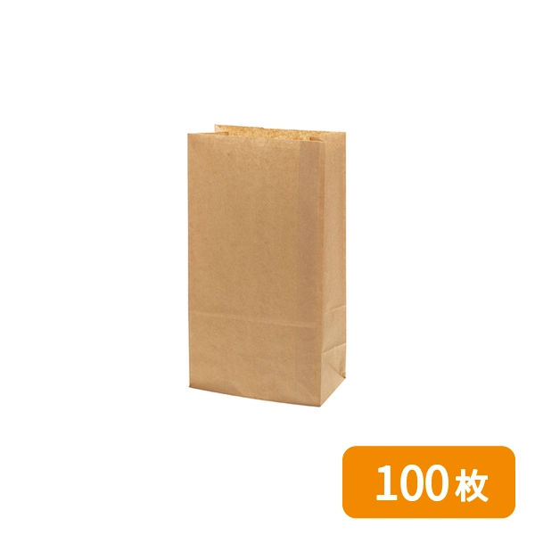 【HEIKO】NF(ノンフッ素)耐油角底袋 No.6 未晒無地 100枚
