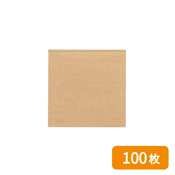 【HEIKO】耐油袋 エコバーガー袋 NO.12 未晒無地 100枚