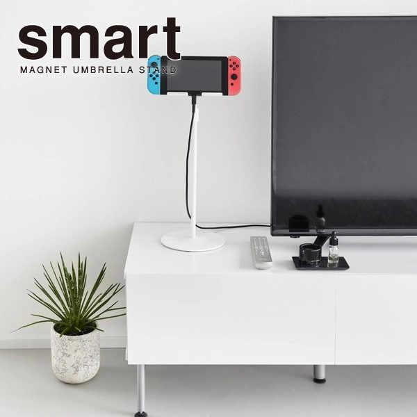 【smart】高さと角度が調節できるタブレットスタンド スマート ホワイト