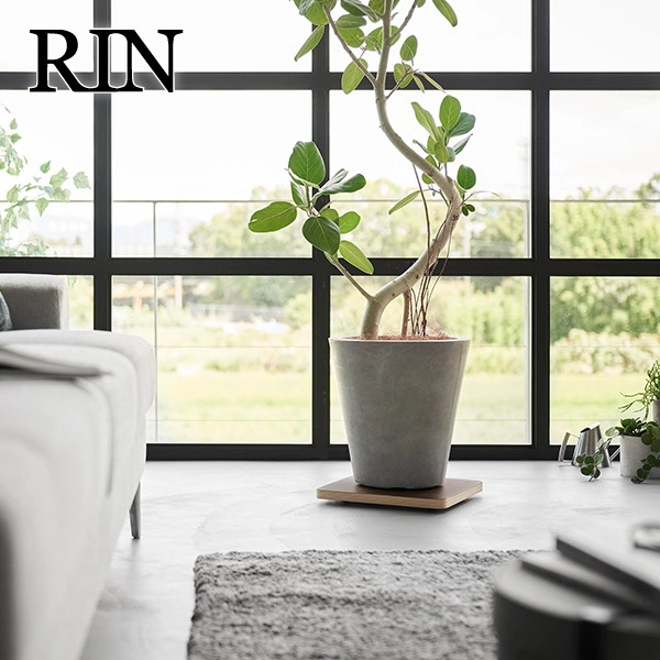 【RIN】インテリア低台車 リン スクエア ブラウン