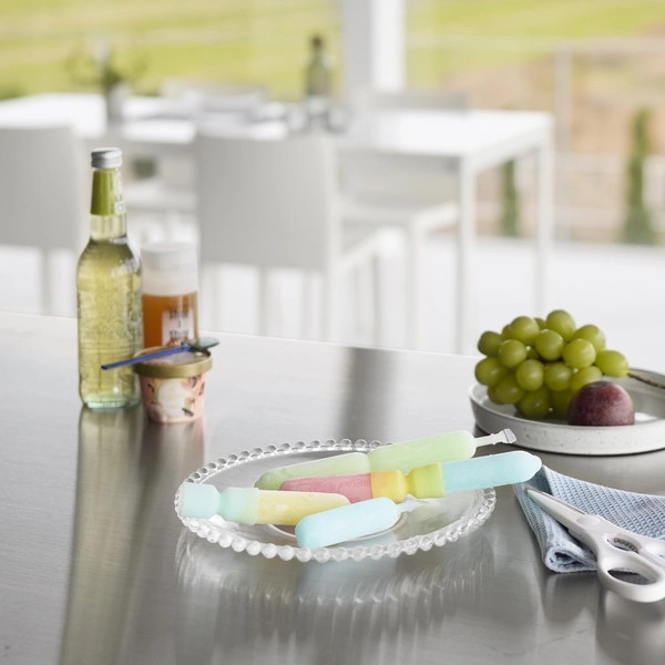 シリコーン折るポリジュースアイスカバー シャーベット 2色セット イエロー&ブルー