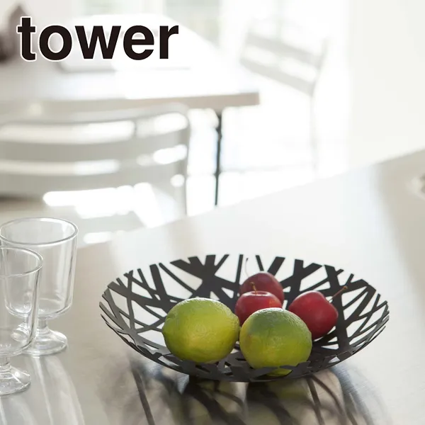 【tower】フルーツボール タワー (ブラック)