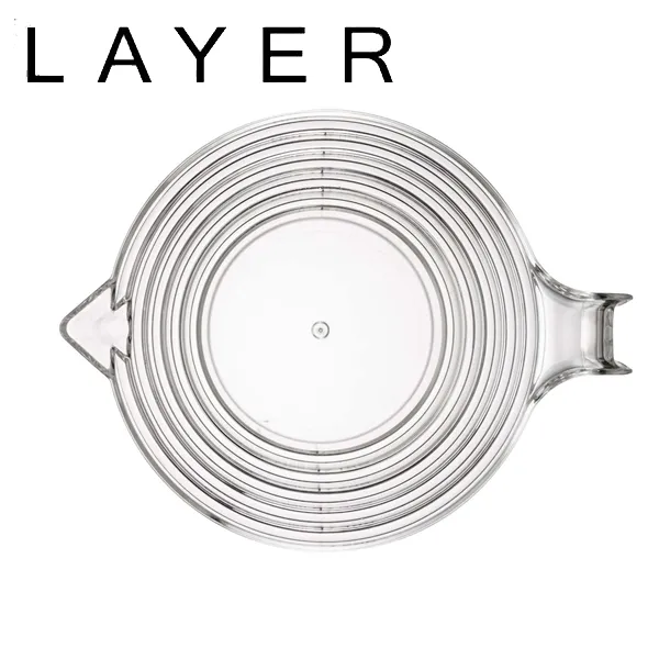 【LAYER】段々計量カップ レイヤー 500ML (クリア)