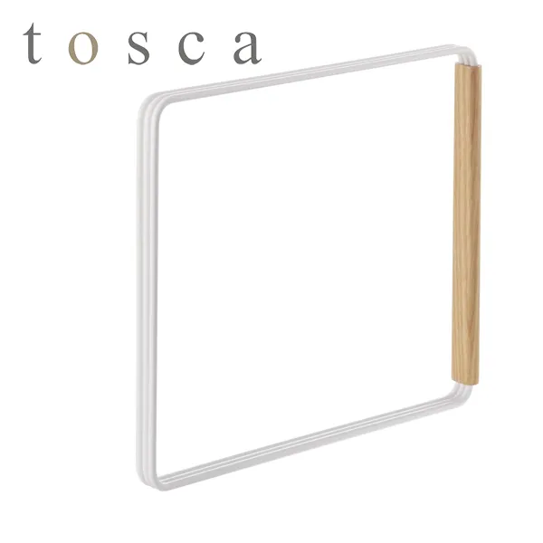【tosca】折り畳み布巾ハンガー トスカ (ホワイト)