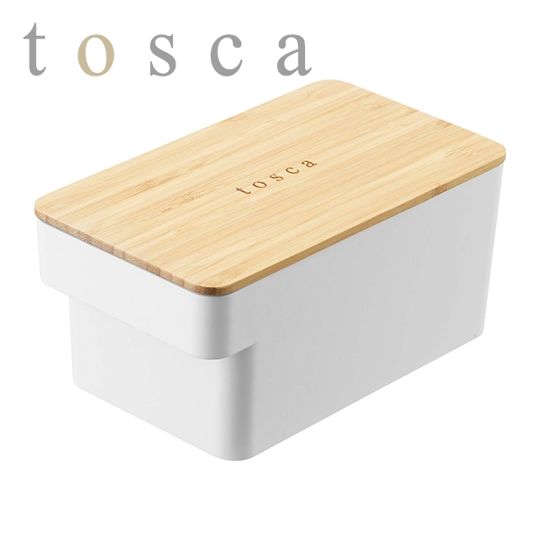 【tosca】バターケース トスカ L (ホワイト)