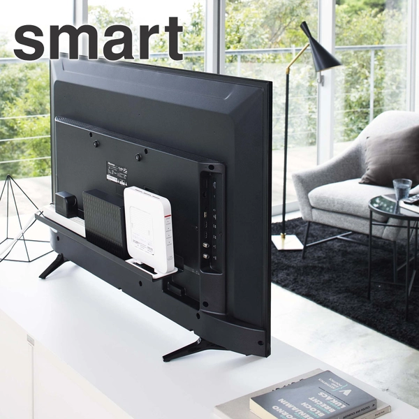 【smart】テレビ裏ラック スマート ワイド60 ブラック