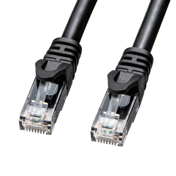 屋外用防水カテゴリ6A LANケーブル KB-T6AWP-30BK