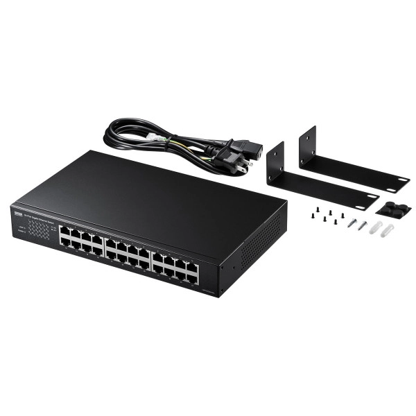 Giga対応スイッチングハブ(24ポート) ループ検知機能つき LAN-GIGAH24L