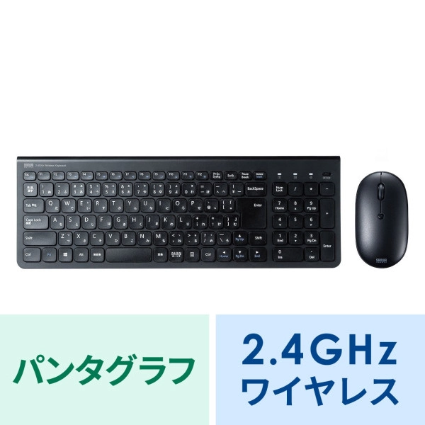 マウス付きワイヤレスキーボード SKB-WL31SETBK