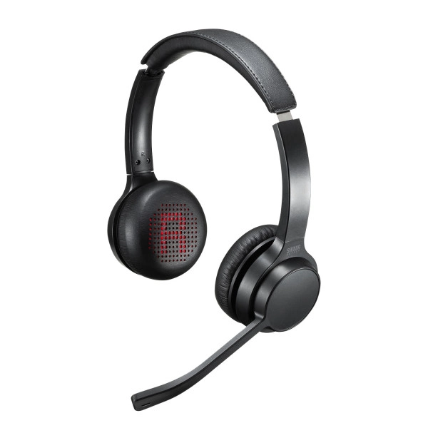 Bluetoothヘッドセット（両耳タイプ・単一指向性） MM-BTSH62BK