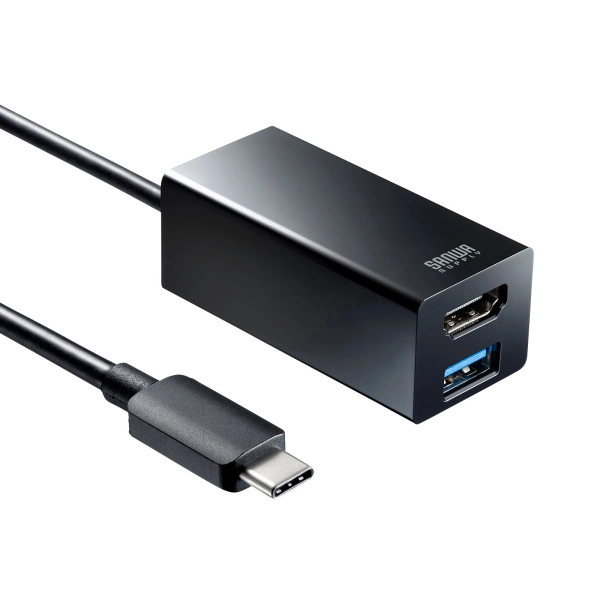 USB Type-C HDMI変換アダプタ（USBハブ付） USB-3TCH35BK