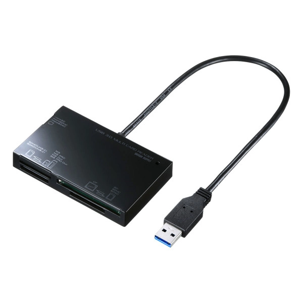 USB3.0カードリーダー（ブラック） ADR-3ML35BK