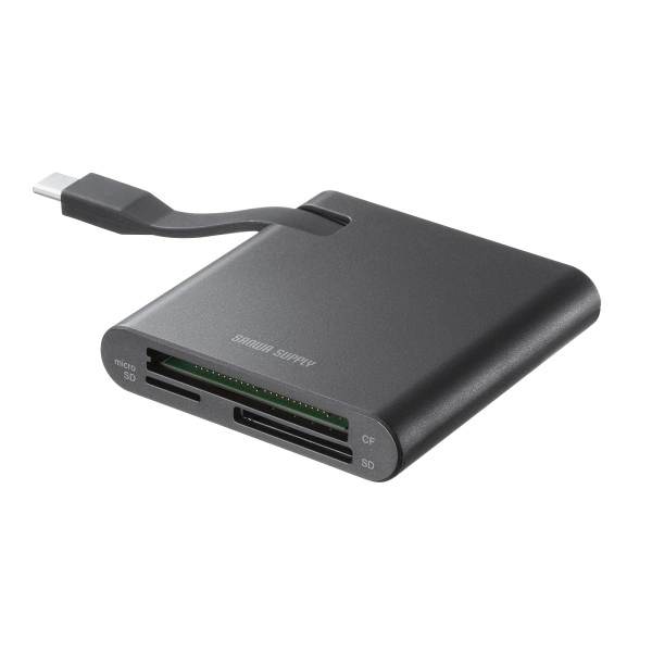 SD4.0 UHS-II 対応 Type-C カードリーダー ADR-3TCML41BK