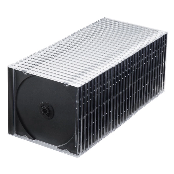 Blu-ray・DVD・CDケース（30枚セット・ブラック） FCD-PN30BKN