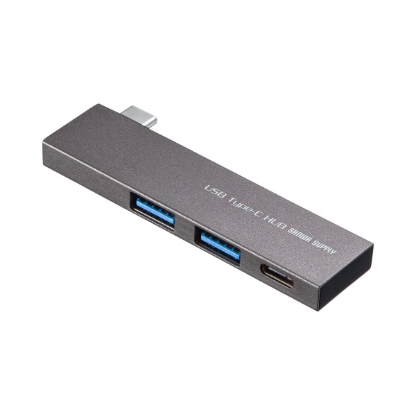 USB Type-C 3ポートスリムハブ USB-3TCH22SN