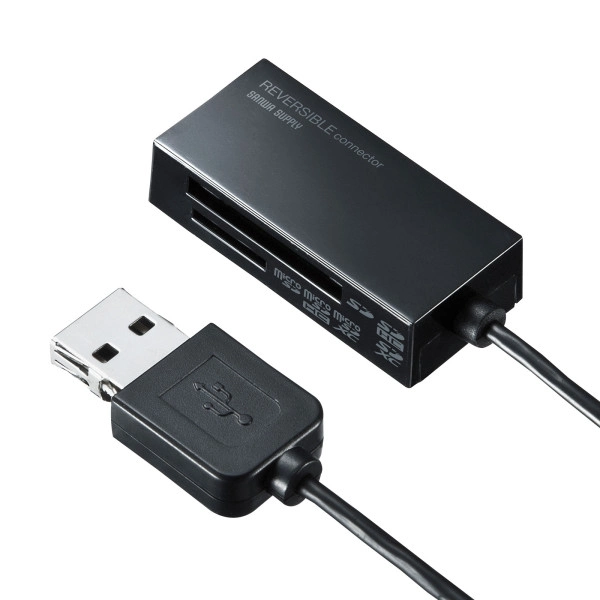 USB2.0 カードリーダー ADR-MSDU3BKN