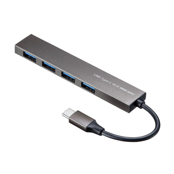 USB Type-C 4ポートスリムハブ USB-3TCH25SN