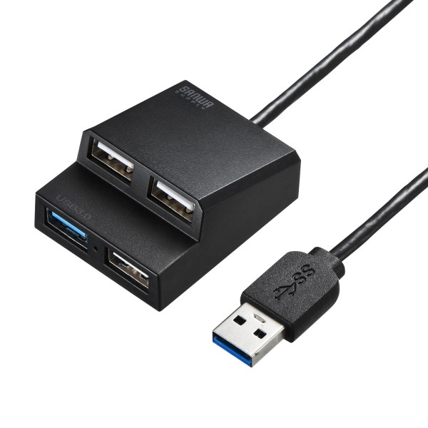 USB3.2Gen1+USB2.0コンボハブ USB-3H413BKN