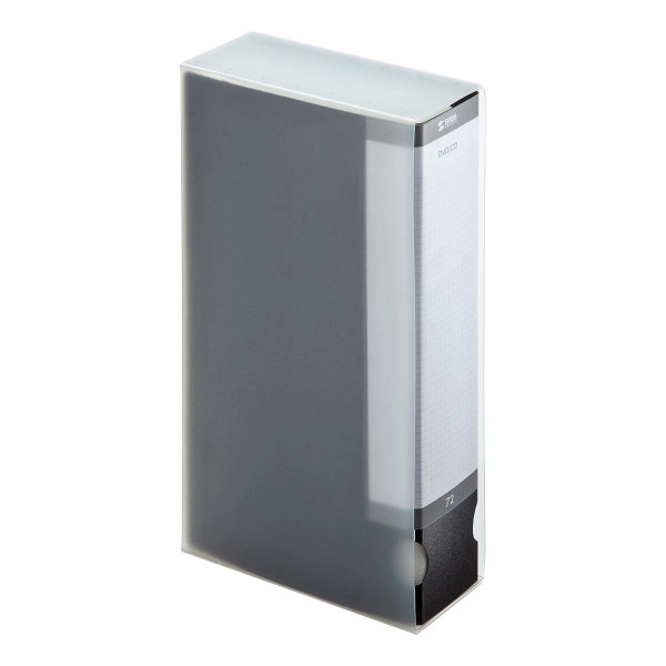 DVD・CDファイルケース（72枚収納・ブラック） FCD-FL72BK