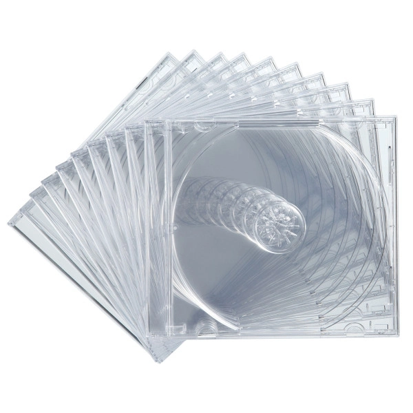 Blu-ray・DVD・CDケース（10枚セット・クリア） FCD-PN10CLN