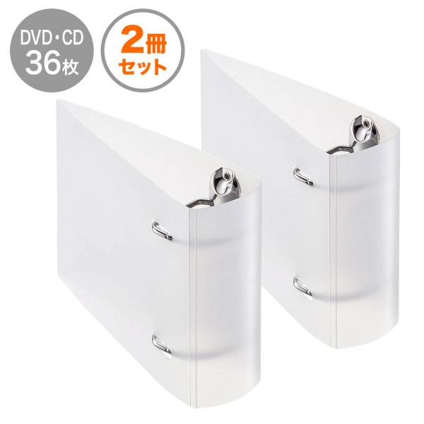 リングファイルケース（36枚収納・クリア） FCD-RG36CLN