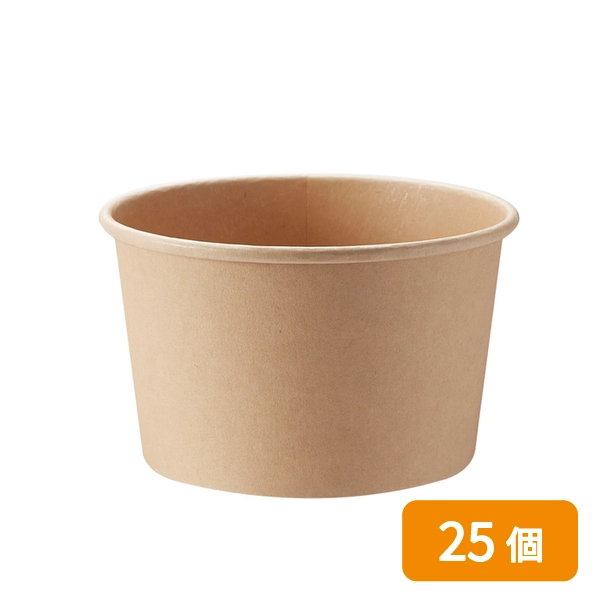 【HEIKO】食品容器 未晒フードカップ 中型 850ml 口径142mm 25個