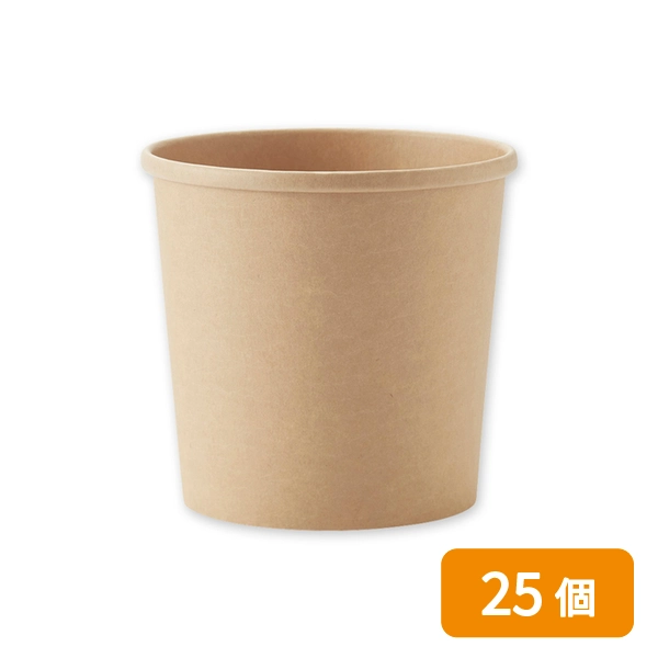 【HEIKO】食品容器 未晒フードカップ 深型 780ml 口径116mm 25個