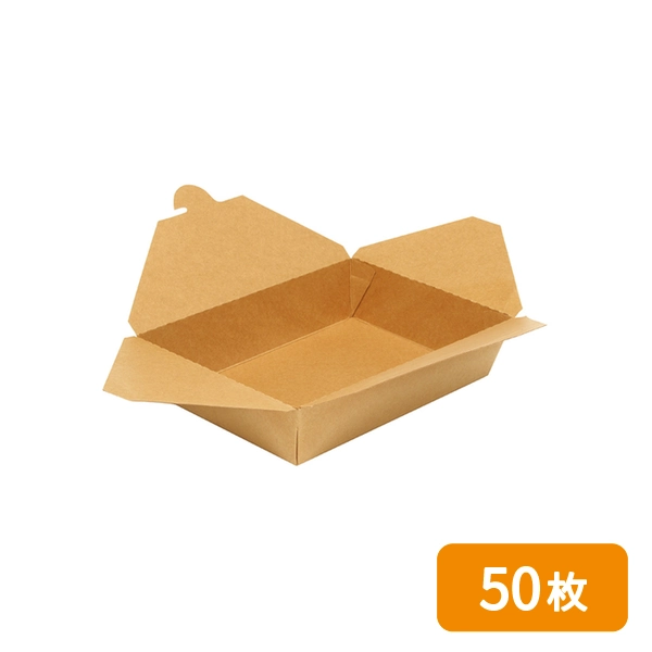 【HEIKO】食品容器 ペーパーランチBOX 22-16 50枚