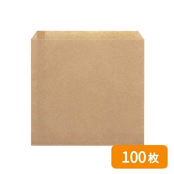 【HEIKO】NF(ノンフッ素)耐油平袋 大 未晒無地 100枚