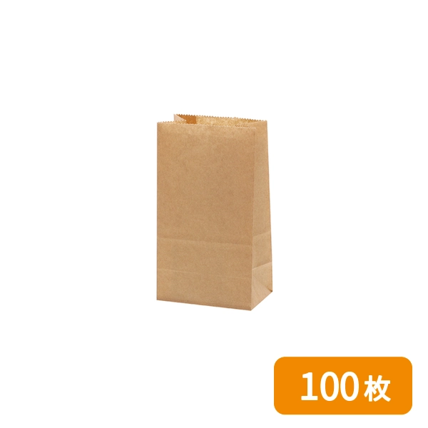 【HEIKO】NF(ノンフッ素)耐油角底袋 9-6 未晒無地 100枚