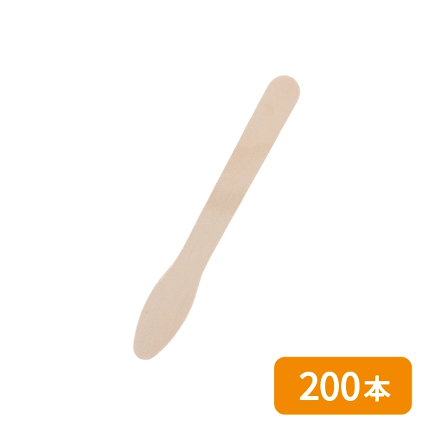 【HEIKO】木製アイスヘラ 125mm バラ(個包装なし) 200本