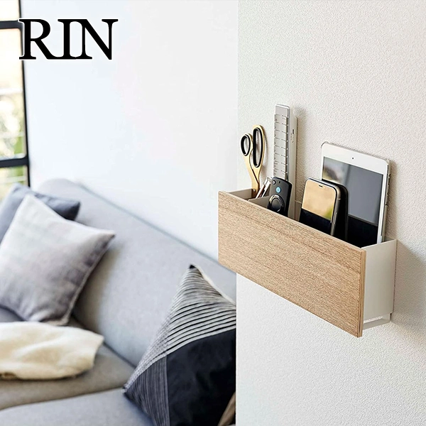 【RIN】石こうボード壁対応 タブレット&リモコンホルダー リン (ナチュラル)
